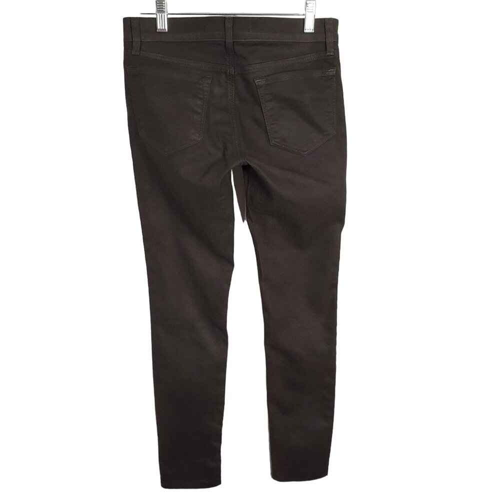 J Brand Womens Size 26 Jeans Pants Leggings Skinny Stretch Coated 901596 Mocha - Picture 2 of 12